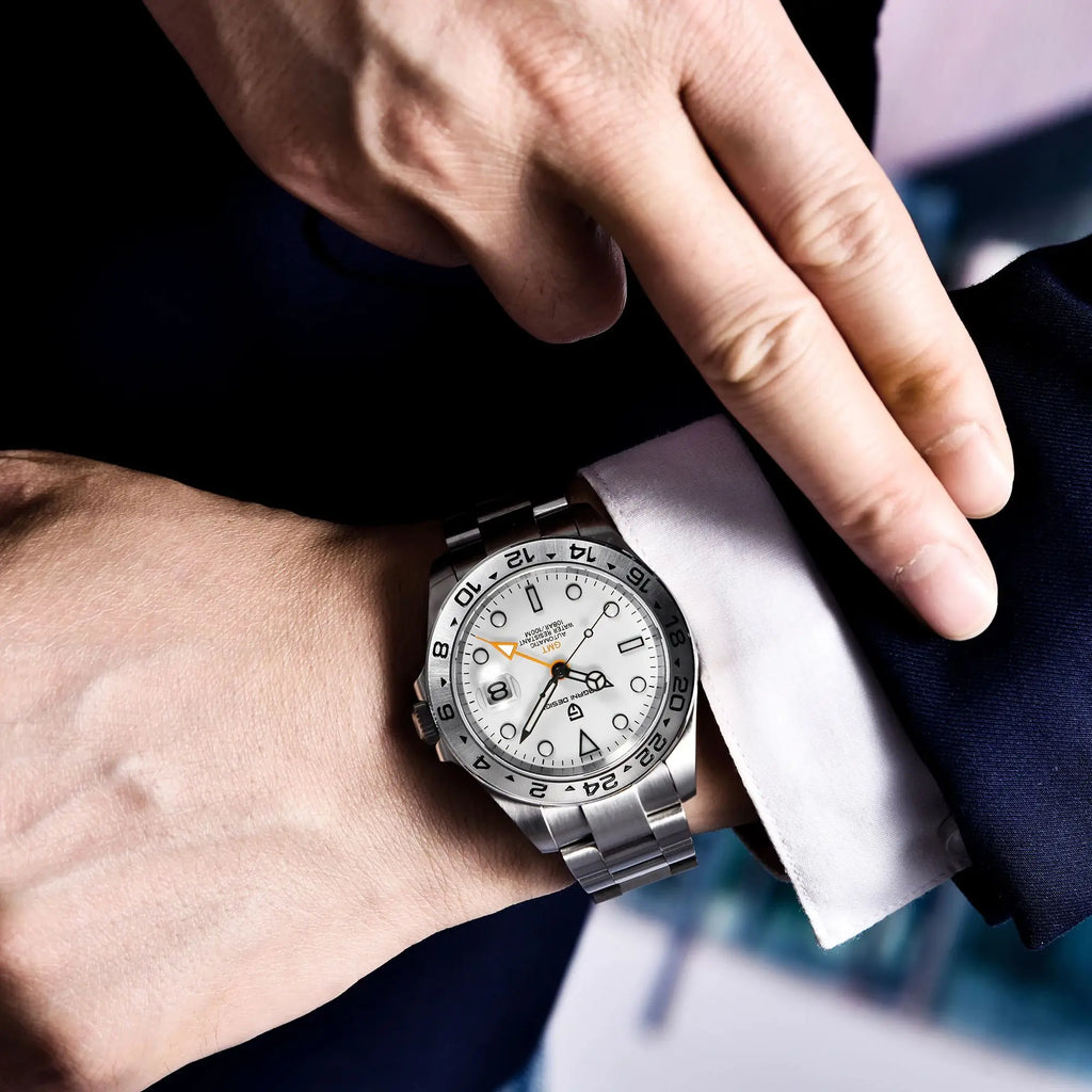 Heritage GMT Voyager Steel Watch