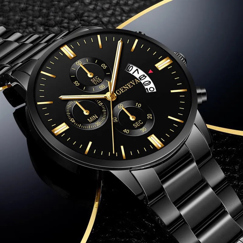 Classic Steel Calendar Watch