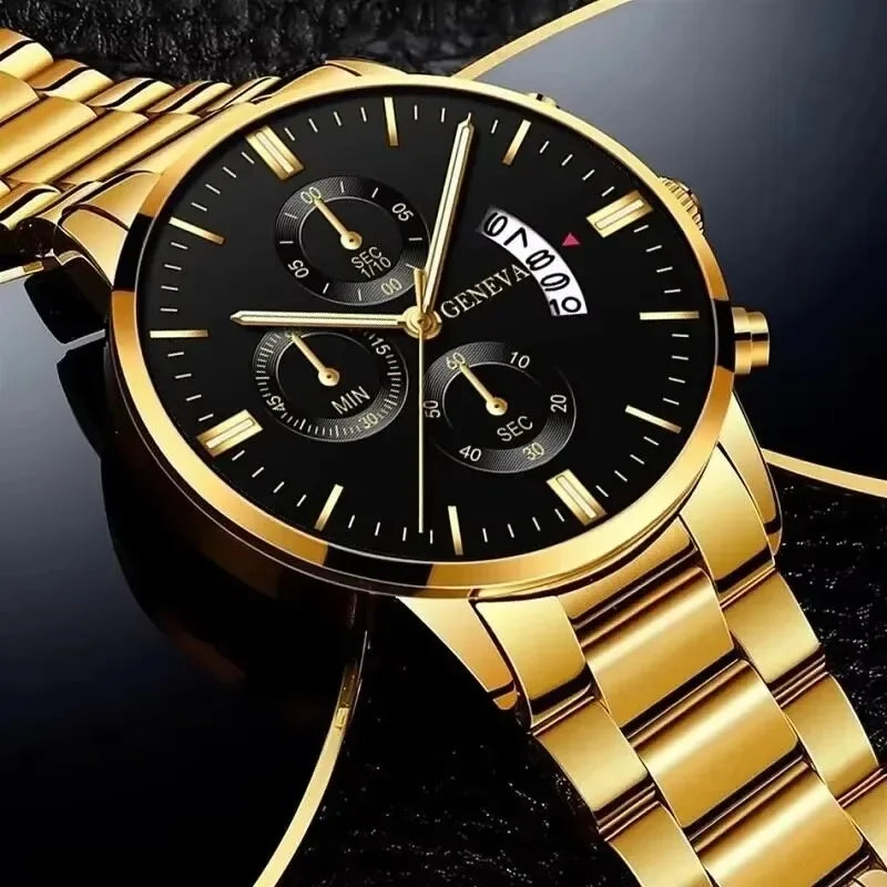 Classic Steel Calendar Watch