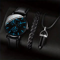 Classic Leather Everyday Timepiece Set