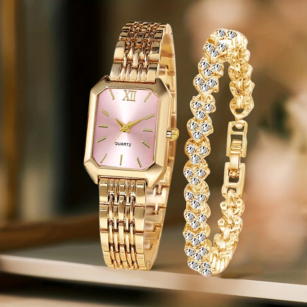 Classic Roma Bracelet Watch Set