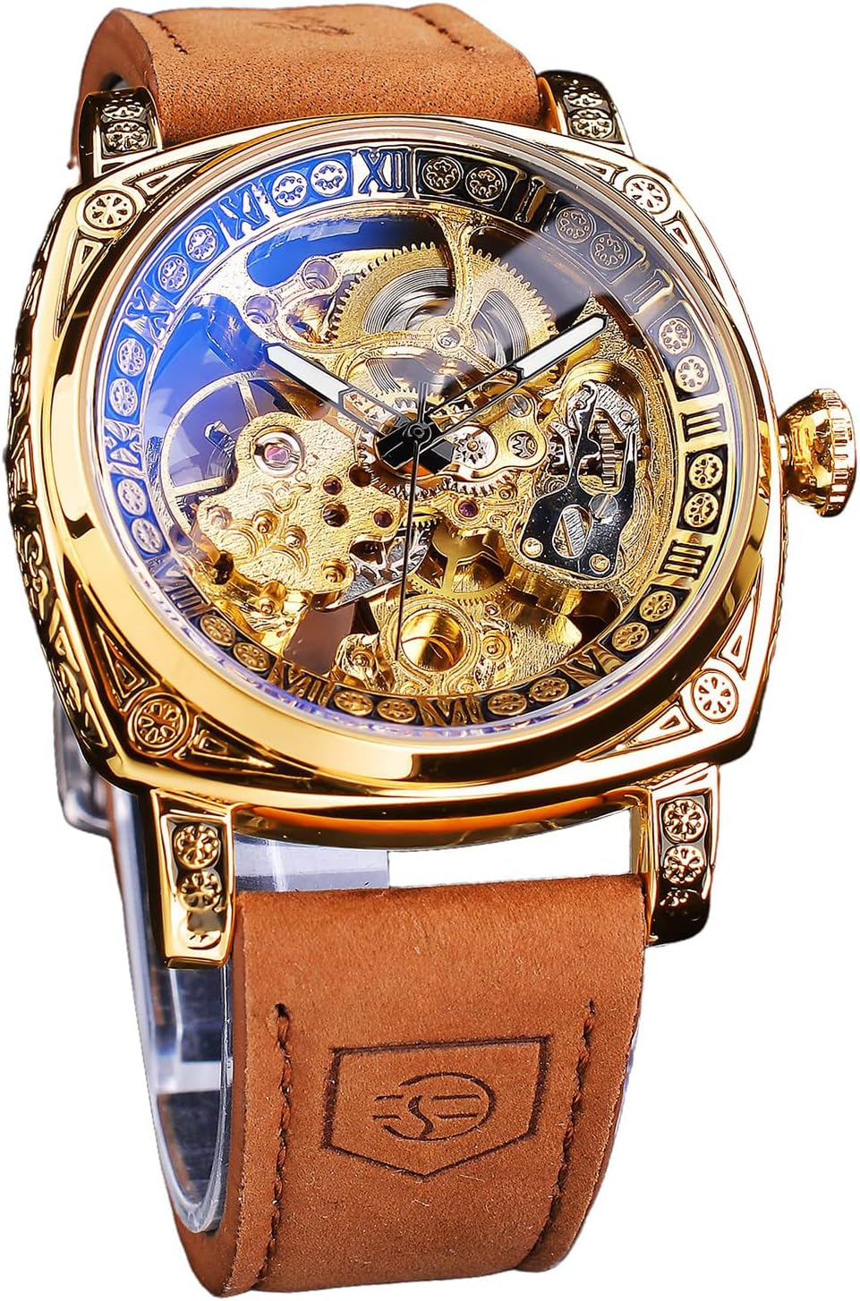 Retro Carved Skeleton Automatic Watch