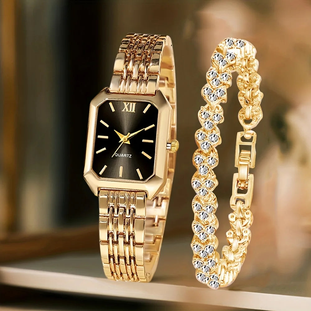 Classic Roma Bracelet Watch Set
