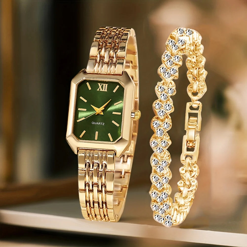 Classic Roma Bracelet Watch Set